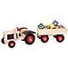Trattore Trekker Legno Giocattoli Per Bambini Giocattolo In Legno Legno Trattore Rimorchio Cubo - Foto miniatura 1