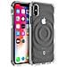 Cover Iphone X / Xs Rinforzata Force Case Urban Silicone Gel Antishock - Argento - Foto miniatura 1