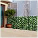 Rotolo Siepe Sempreverde Sintetica Per Esterno, Verde, 300x100cm - Foto miniatura 6