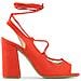 Sandali Marca Modello Linda. Colore Rosso, Calzature Donna. Stagione: Primavera /estate - Eu 36, Disponibile - Foto miniatura 5