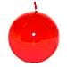 Candela Sfera '' Lucid '' D Cm 8 Colore Rosso - Foto miniatura 1