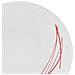 Set Piatti Domitille Rosso In Vetro Opalino, Da 18 Pezzi Rosso - Foto miniatura 3