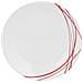 Set Piatti Domitille Rosso In Vetro Opalino, Da 18 Pezzi Rosso - Foto miniatura 6