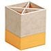 Portapenne Scrivania 8x8x11 Beige - Foto miniatura 1