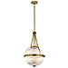 Elstead - Aster 3 Pendant Light - Ottone Naturale Kl / aster / p Nbr - Foto miniatura 8
