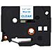 Cassetta Nastro Tz-133 Tze-133 Compatibile Brother Laminato Azzurro Su Trasparente 12mmx8m Tz133 Laminato Azzurro Su Trasparente - Foto miniatura 1