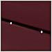 Ombrellone da Esterni LED e Palo in Acciaio Rosso Bordò 2x3 m - Foto miniatura 2