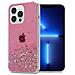 Custodia Compatibile Con Apple Iphone 13 Pro In Rosa Con Glitter - Coperchio Protettivo In Silicone Tpu Flessibile Con Glitter Scintillanti - Foto miniatura 1