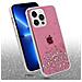 Custodia Compatibile Con Apple Iphone 13 Pro In Rosa Con Glitter - Coperchio Protettivo In Silicone Tpu Flessibile Con Glitter Scintillanti - Foto miniatura 3