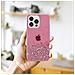 Custodia Compatibile Con Apple Iphone 13 Pro In Rosa Con Glitter - Coperchio Protettivo In Silicone Tpu Flessibile Con Glitter Scintillanti - Foto miniatura 8