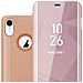 Custodia Compatibile Con Apple Iphone Xr In Kunzit Rosa - Clear View Specchio Coperchio Protettivo Con Funzione Di Supporto Protezione A 360 Gradi - Foto miniatura 1