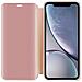 Custodia Compatibile Con Apple Iphone Xr In Kunzit Rosa - Clear View Specchio Coperchio Protettivo Con Funzione Di Supporto Protezione A 360 Gradi - Foto miniatura 3