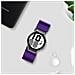 Cinturino Samsung Galaxy Watch 4 Nylon Intessuto Elastico Autoregolabile Viola - Foto miniatura 2
