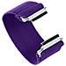 Cinturino Samsung Galaxy Watch 4 Nylon Intessuto Elastico Autoregolabile Viola - Foto miniatura 1