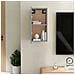 Mobile Tv Grigio Sonoma 30,5x30x60 Cm In Legno Multistrato - Foto miniatura 8