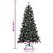 Albero Di Natale Artificiale Con Base Verde 240 Cm Pvc - Foto miniatura 6