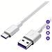 Cavo Dati E Ricarica Type C Originale Ap81 Fast Charging 5a White Bulk - Foto miniatura 3