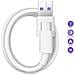 Cavo Dati E Ricarica Type C Originale Ap81 Fast Charging 5a White Bulk - Foto miniatura 1