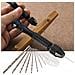 Trapano A Mano Con 10 Punte Diverse Black - Foto miniatura 4