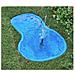 Laghetto Da Giardino Bracciano Azzurro Litri 220 Da 136x100xh34 - Foto miniatura 1