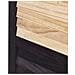 Paravento 4 Pannelli Legno Chiaro E Marrone 170 X 164 Cm Brennerbad - Foto miniatura 2