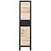 Paravento 4 Pannelli Legno Chiaro E Marrone 170 X 164 Cm Brennerbad - Foto miniatura 8