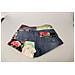 Jeans In Denim A Vita Alta Patchwork Blu - It46-xl - Foto miniatura 4