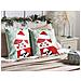 Set Di 2 Cuscini Pudding Cotone 45 X 45 Cm Rosso - Foto miniatura 1