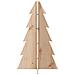 Albero Di Natale Decorativo In Legno 69,5cm Legno Massello Pino - Foto miniatura 3