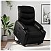 Lusso Casadino -  Poltrona Alzapersona Reclinabile Elettrica Nera In Similpelle - Foto miniatura 8