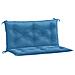 Cuscini Panca Giardino 2pz Blu Mélange 100x50x7cm Tessuto - Foto miniatura 1