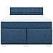 Giroletto a Molle con Materasso Blu 140x190 cm in Tessuto - Foto miniatura 4