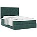 Struttura Letto Pouf con Materassi 140x200 cm in Velluto - Foto miniatura 5