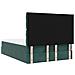 Struttura Letto Pouf con Materassi 140x200 cm in Velluto - Foto miniatura 9
