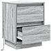 Comodini con luci LED 2 pcs Grigio Sonoma 39x34.5x50 cm - Foto miniatura 7