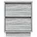 Comodini con luci LED 2 pcs Grigio Sonoma 39x34.5x50 cm - Foto miniatura 8