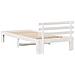 Struttura del letto Bianco 100 x 200 cm Legno massello di pino - Foto miniatura 8