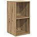 Mobile TV da Parete 2 pcs Quercia Artigianale 37 x 37 x 72 cm - Foto miniatura 5