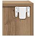 Mobile TV da Parete 2 pcs Quercia Artigianale 37 x 37 x 72 cm - Foto miniatura 7