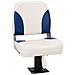 Set Sedile per Barca Pieghevole 2pz Blu e Bianco 41x36x48 cm - Foto miniatura 1