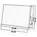 Lavagna Magnetica Cancellabile Doppia Faccia Pennarelli E Cancellino 33x22.5cm - Foto miniatura 2