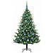 Albero di Natale artificiale preilluminato con set di palline - Foto miniatura 3