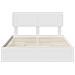 Letto con Contenitore Bianco 160 x 200 cm Legno multistrato - Foto miniatura 8