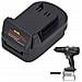 Adattatore Batteria 18v Bosch A Milwaukee Bs18ml - Compatibile Con Utensili Milwaukee 18v | Uscita Usb 5v 2.1a | Materiale Abs+pc - Foto miniatura 4