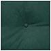 Cuscino per Schiena Verde Scuro 120 x 24 x 50 cm Velluto - Foto miniatura 8