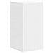 Set mobile TV 4 pcs Bianco Lucido Legno multistrato - Foto miniatura 6