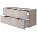 | Mobiletto - 120cm | Beige opaco - tonalità cashmere | L /H /D 120/57/46cm | Piano beige, mobili bagno, mobiletto - Foto miniatura 3
