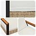 Panchina da esterno Beige e Bianco Crema 107 x 61 x 80 cm - Foto miniatura 8