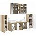 Set di mobili per il bagno 6 pcs Rovere Sonoma - Foto miniatura 3