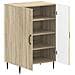 Mobile per scarpe HAARLEM 59,5 x 39,5 x 89,5 cm Rovere Sonoma - Foto miniatura 3